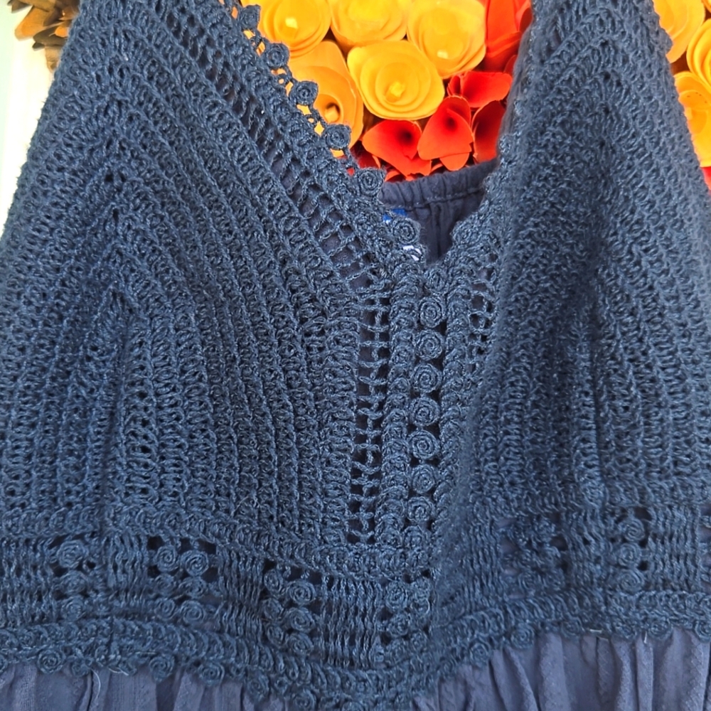 Old Navy Macrame and cotton  dress